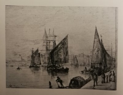 Vista de Venecia, grabado de Justin J. Gabriel